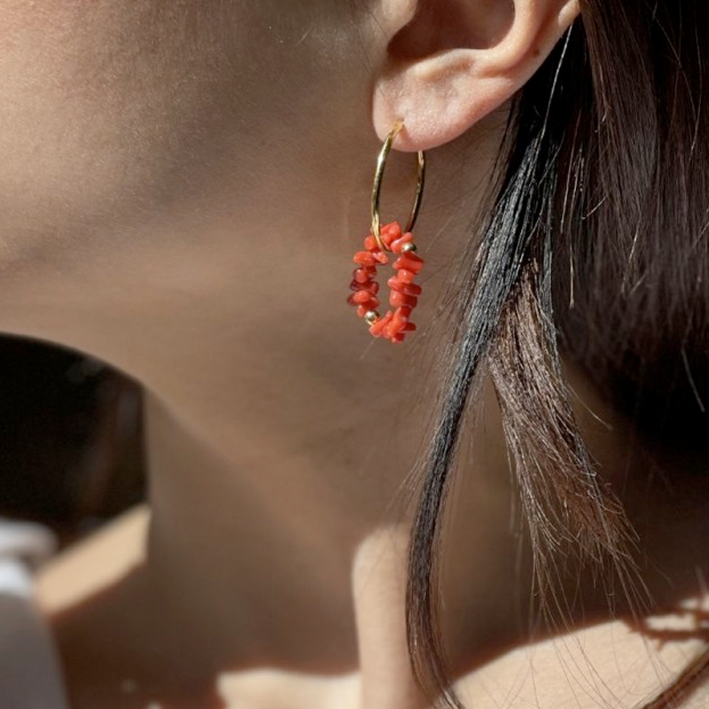 RED CORALLINI RINGS