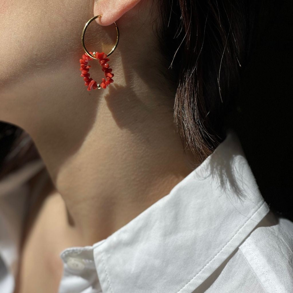 RED CORALLINI RINGS