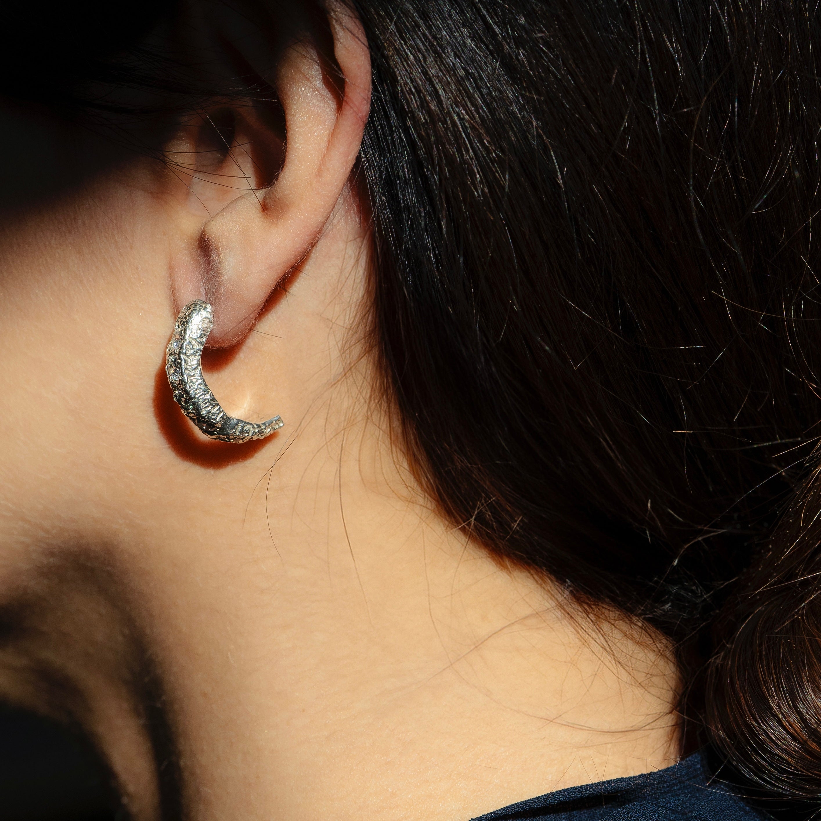 Eclissi- Orecchini in argento Pre order