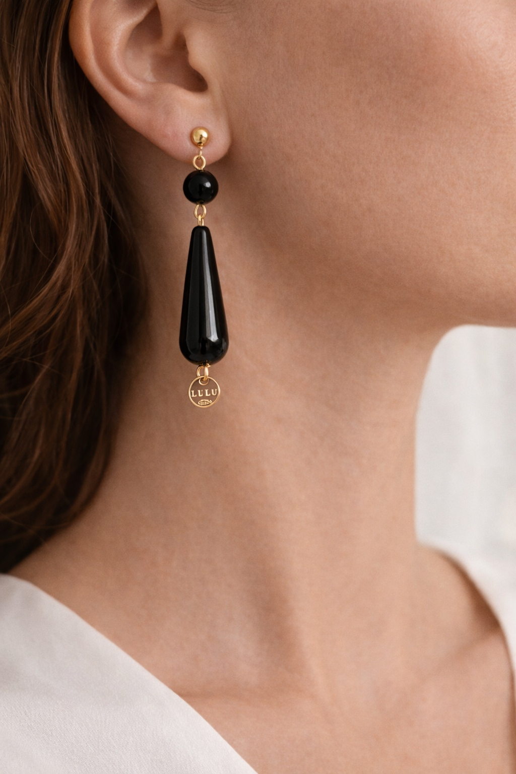 Terra Black Earrings