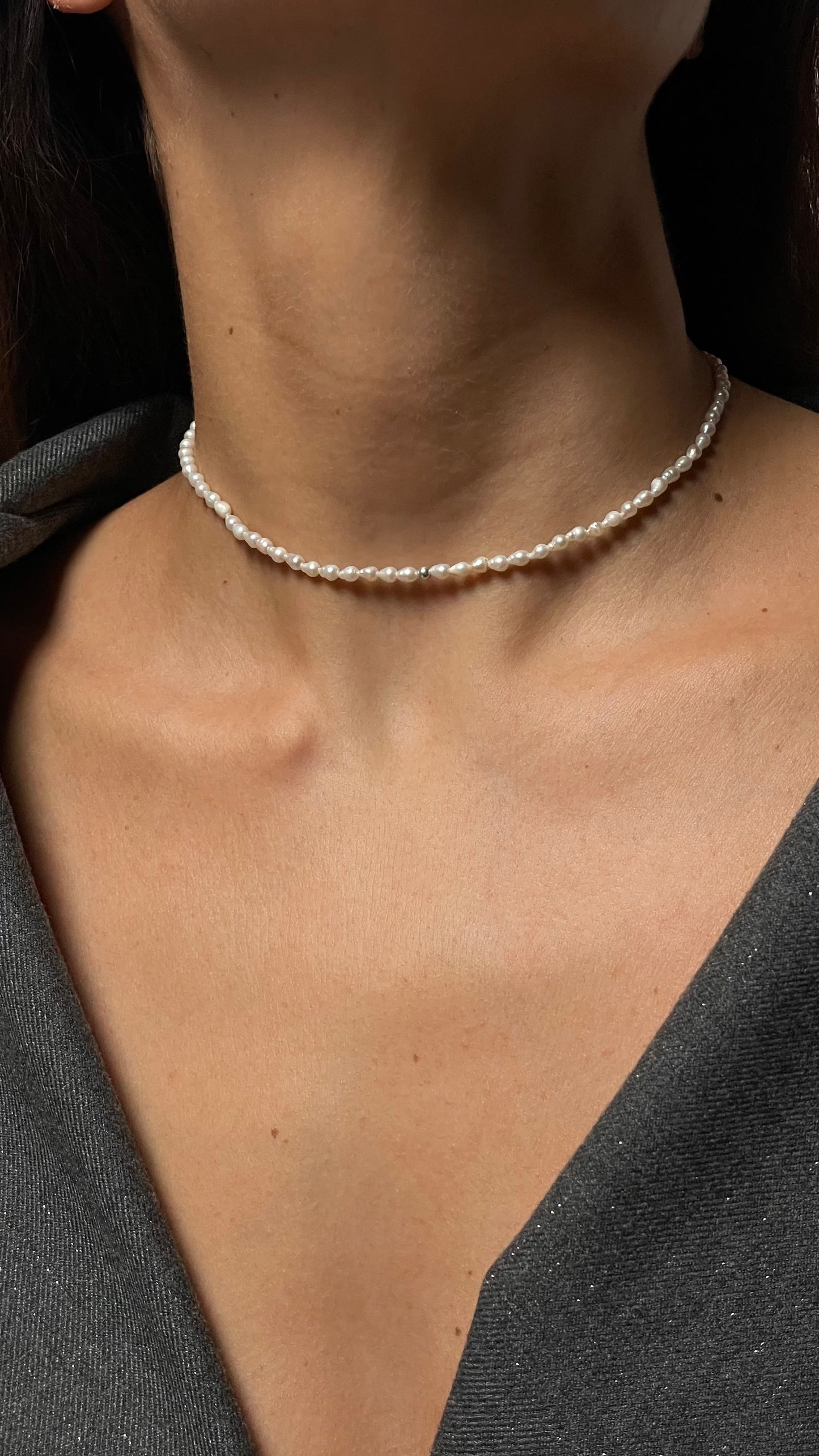 Riva Choker Silver