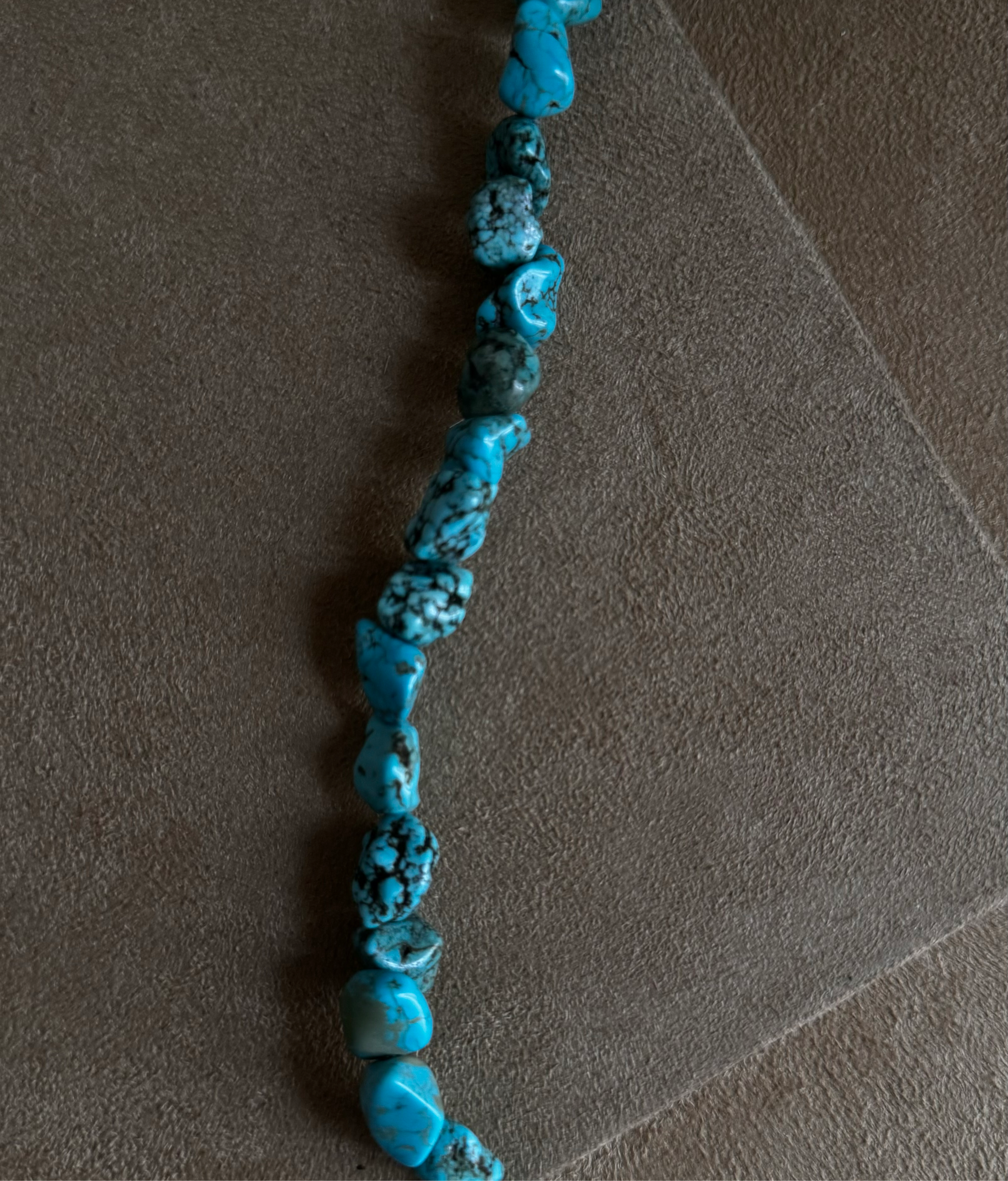 Collana Sassolina Turchese