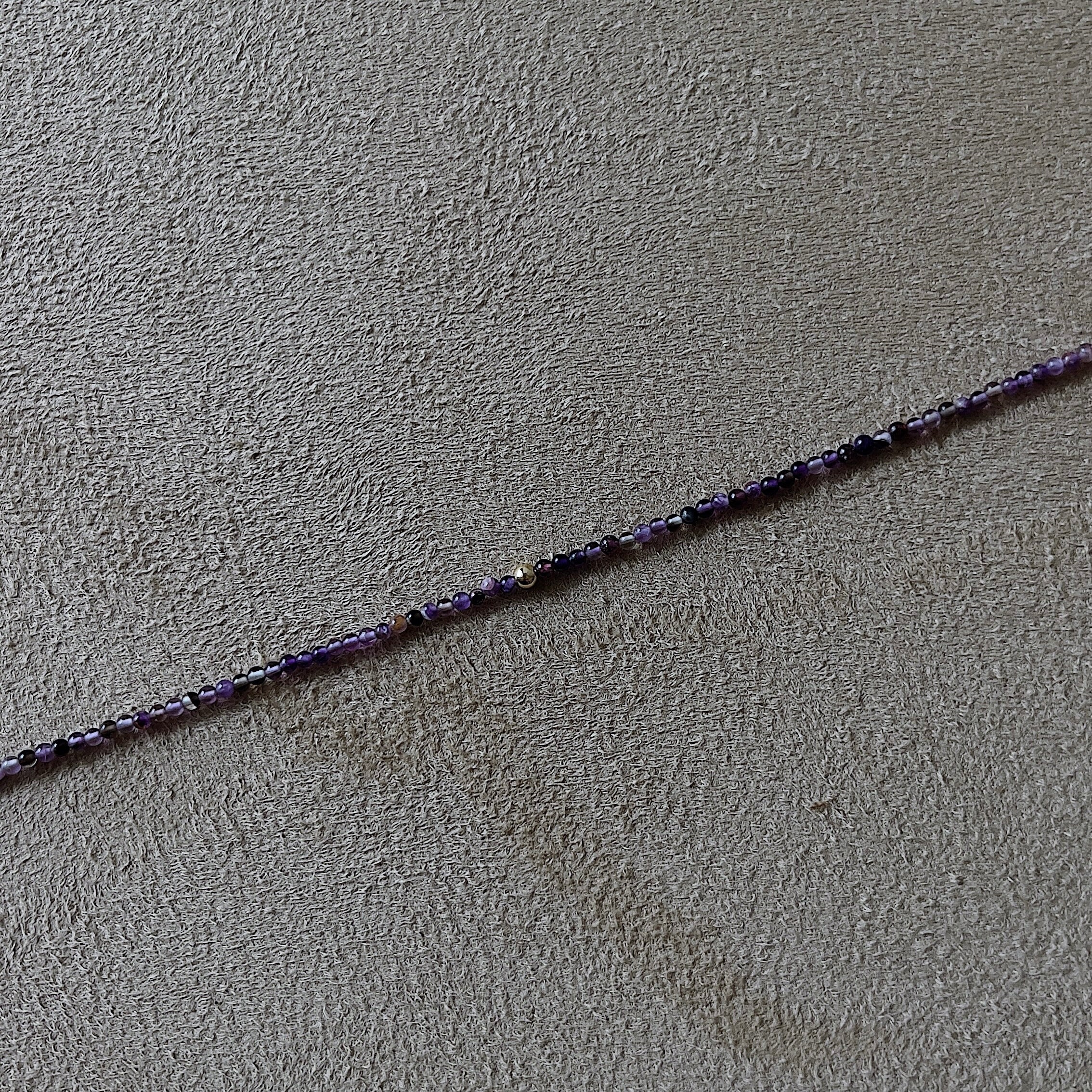 MINI BOLLICINA- Choker di pietre naturali