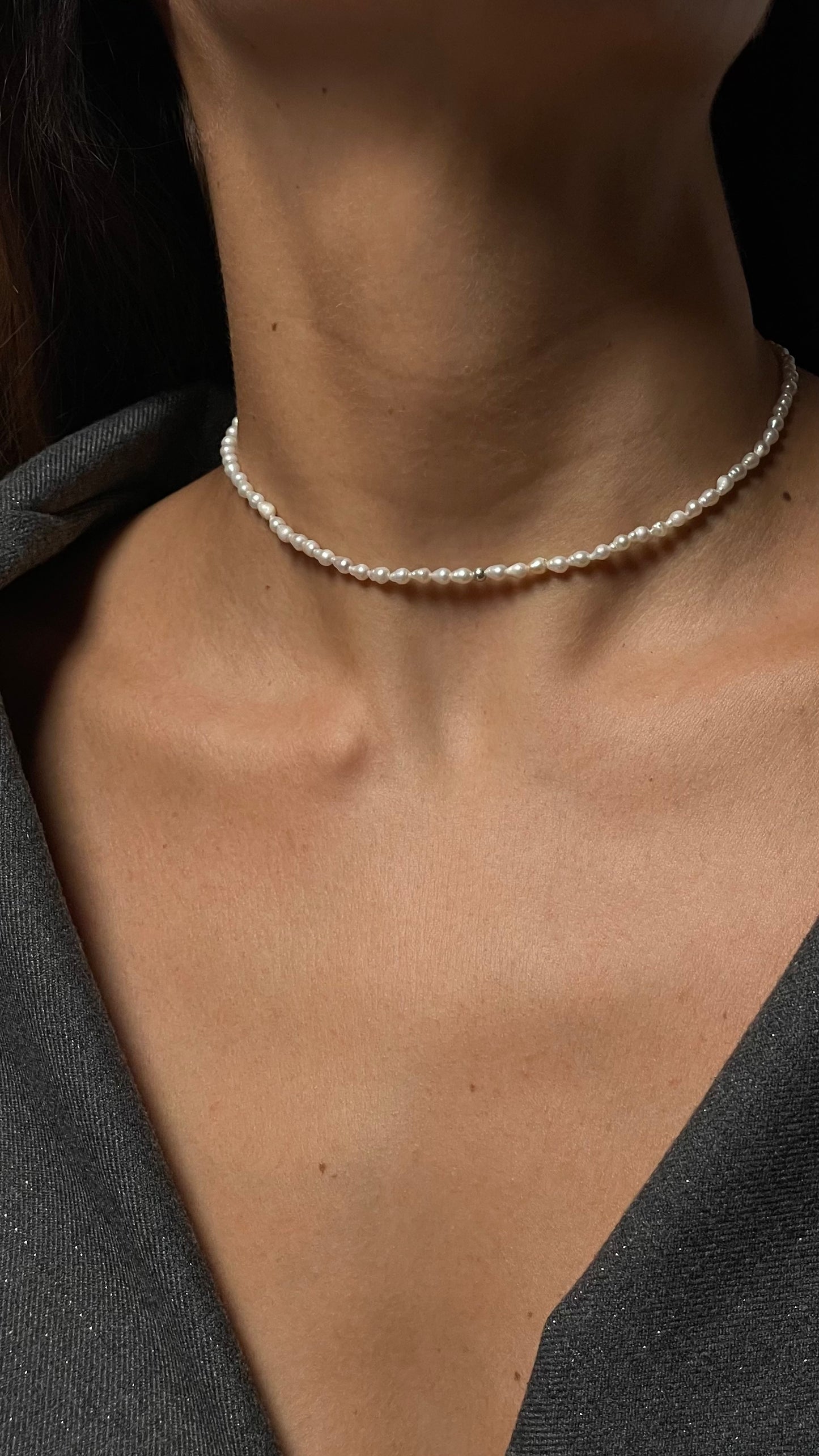 Riva Choker Silver
