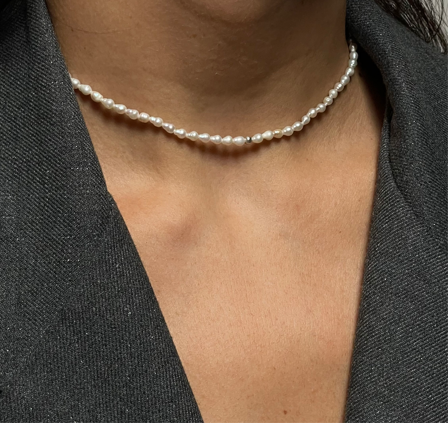 Riva Choker Silver