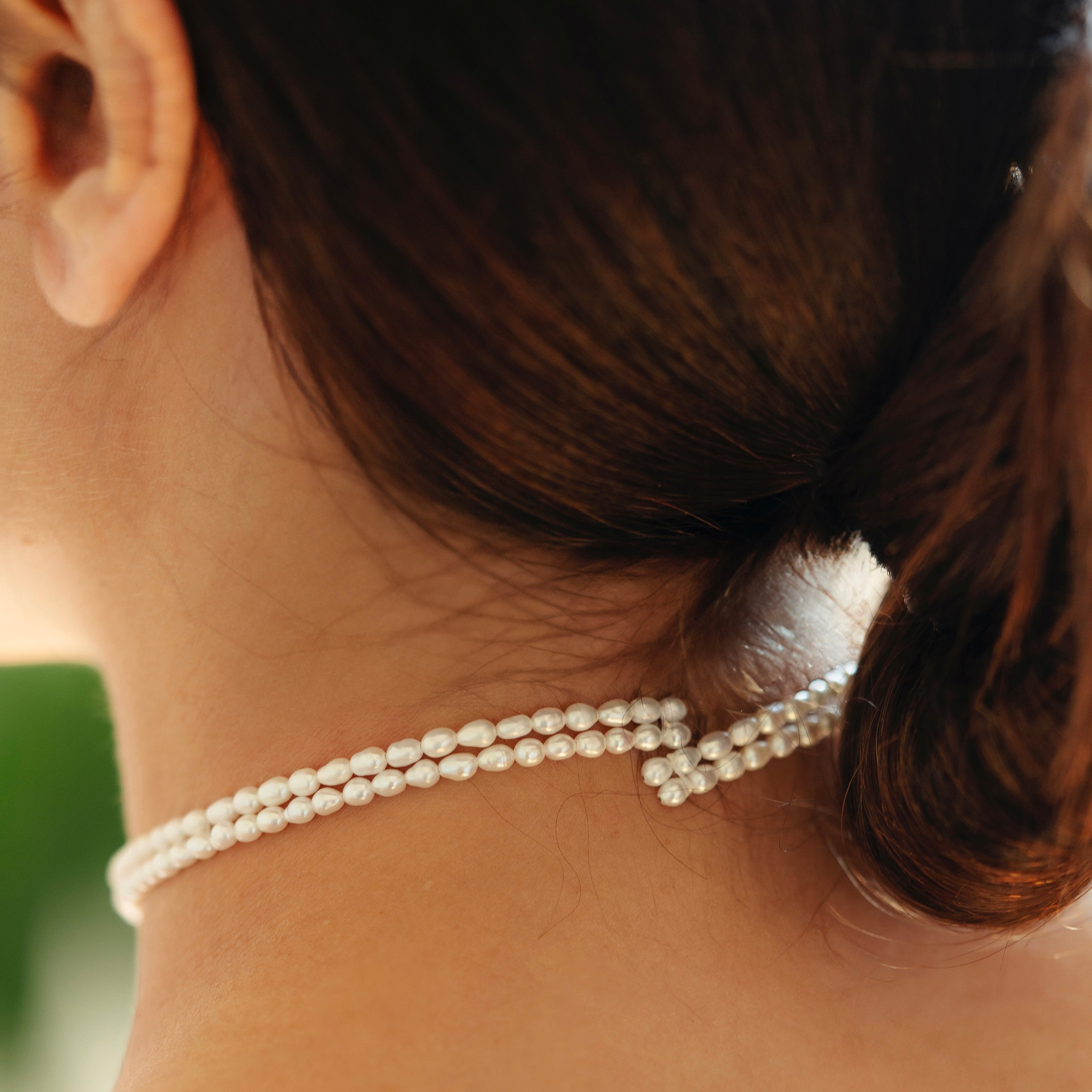 PETALI- Bangle di perle naturali e oro 18k