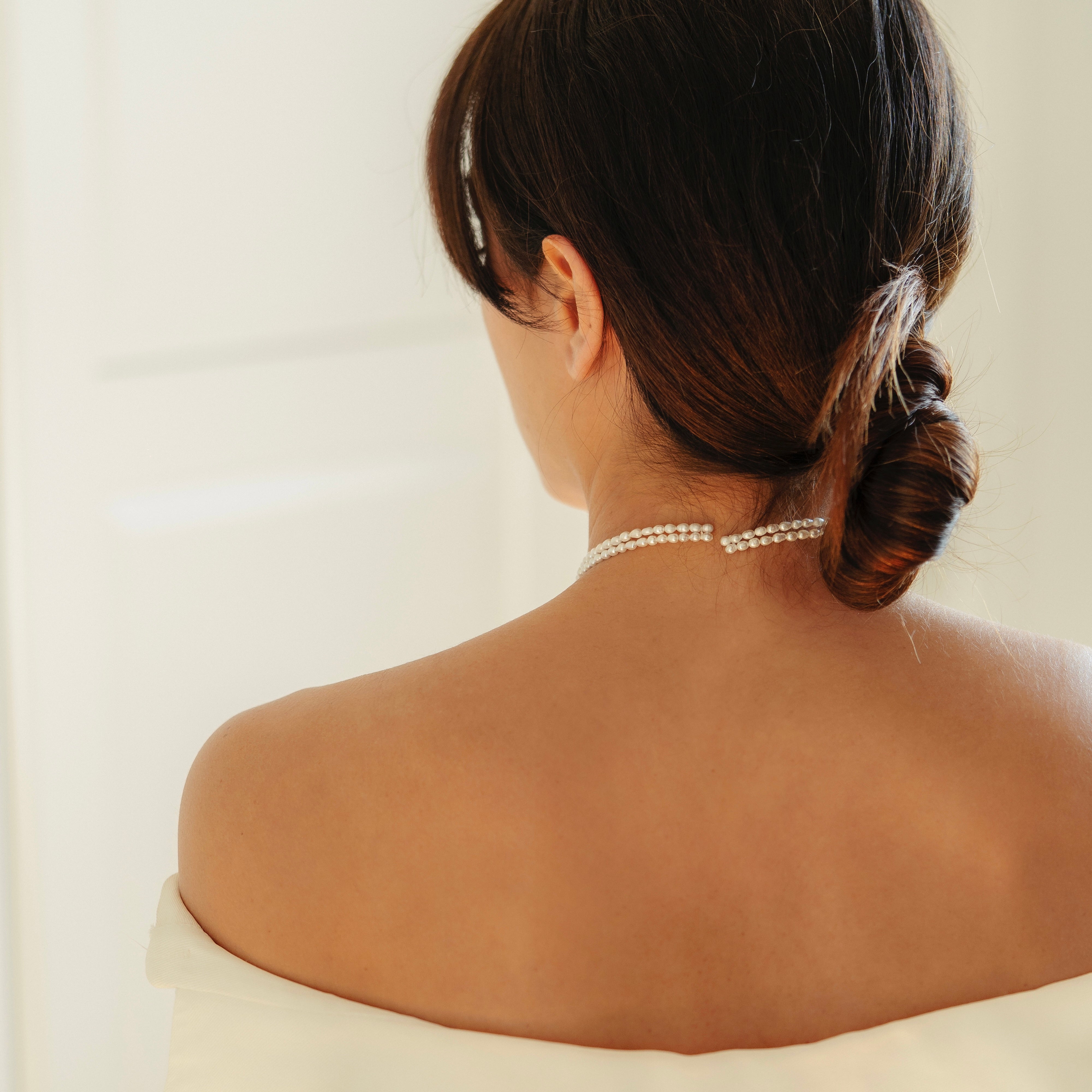 PETALI- Bangle di perle naturali e oro 18k