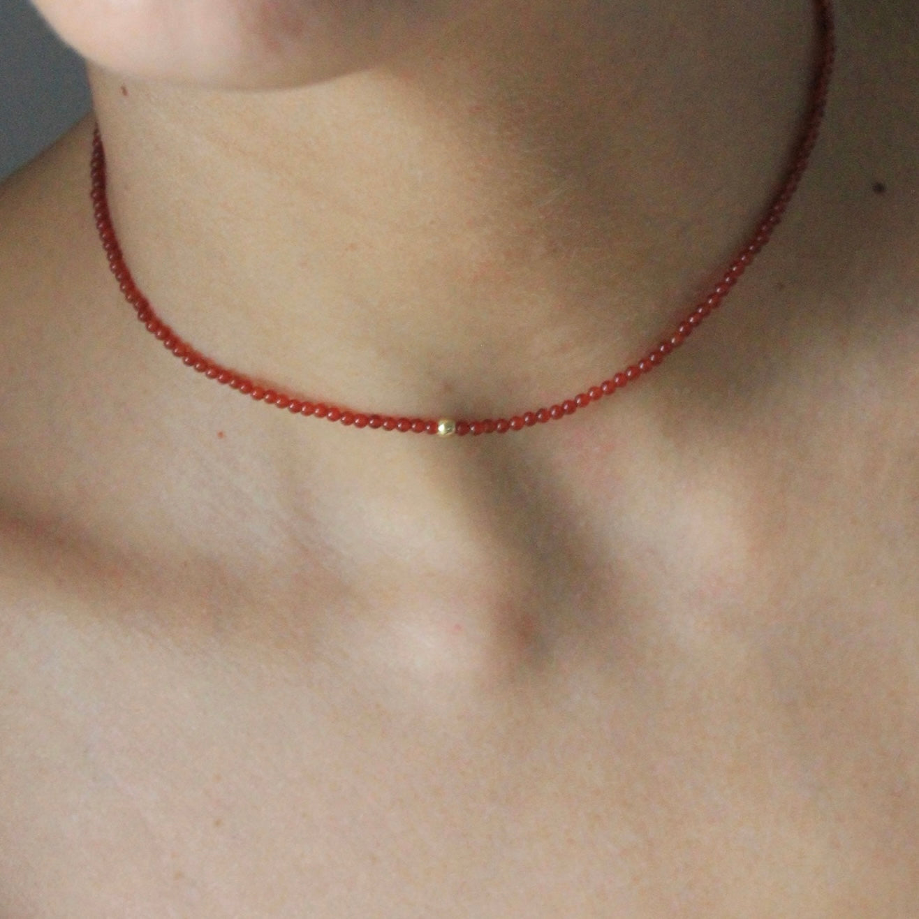 MINI BOLLICINA- Choker di pietre naturali