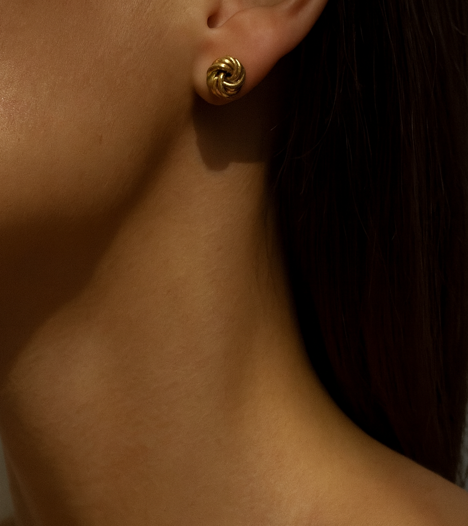 Orecchini Nodini Oro 9 Carati Pre-Order