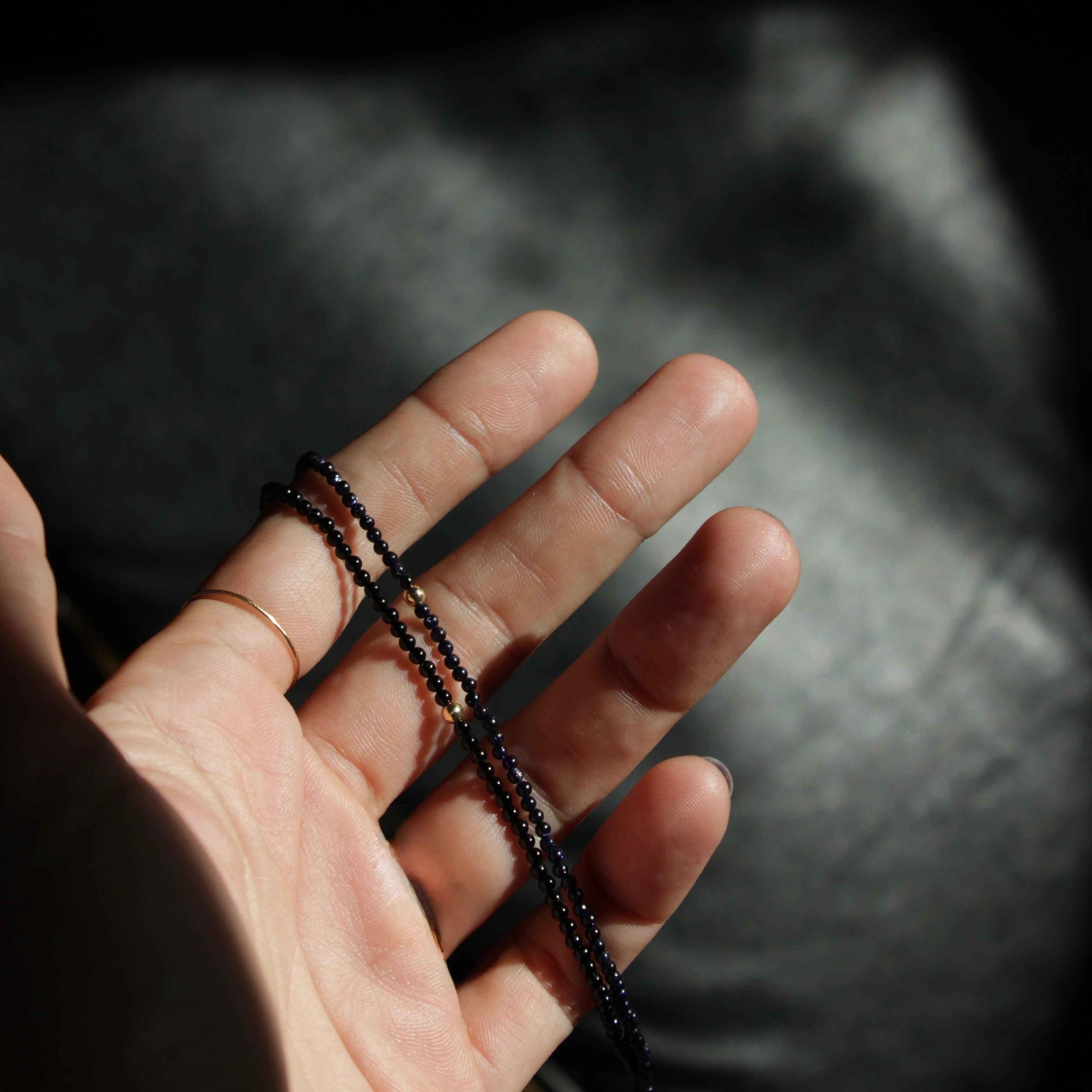 Collana Mini Bollicina Onice