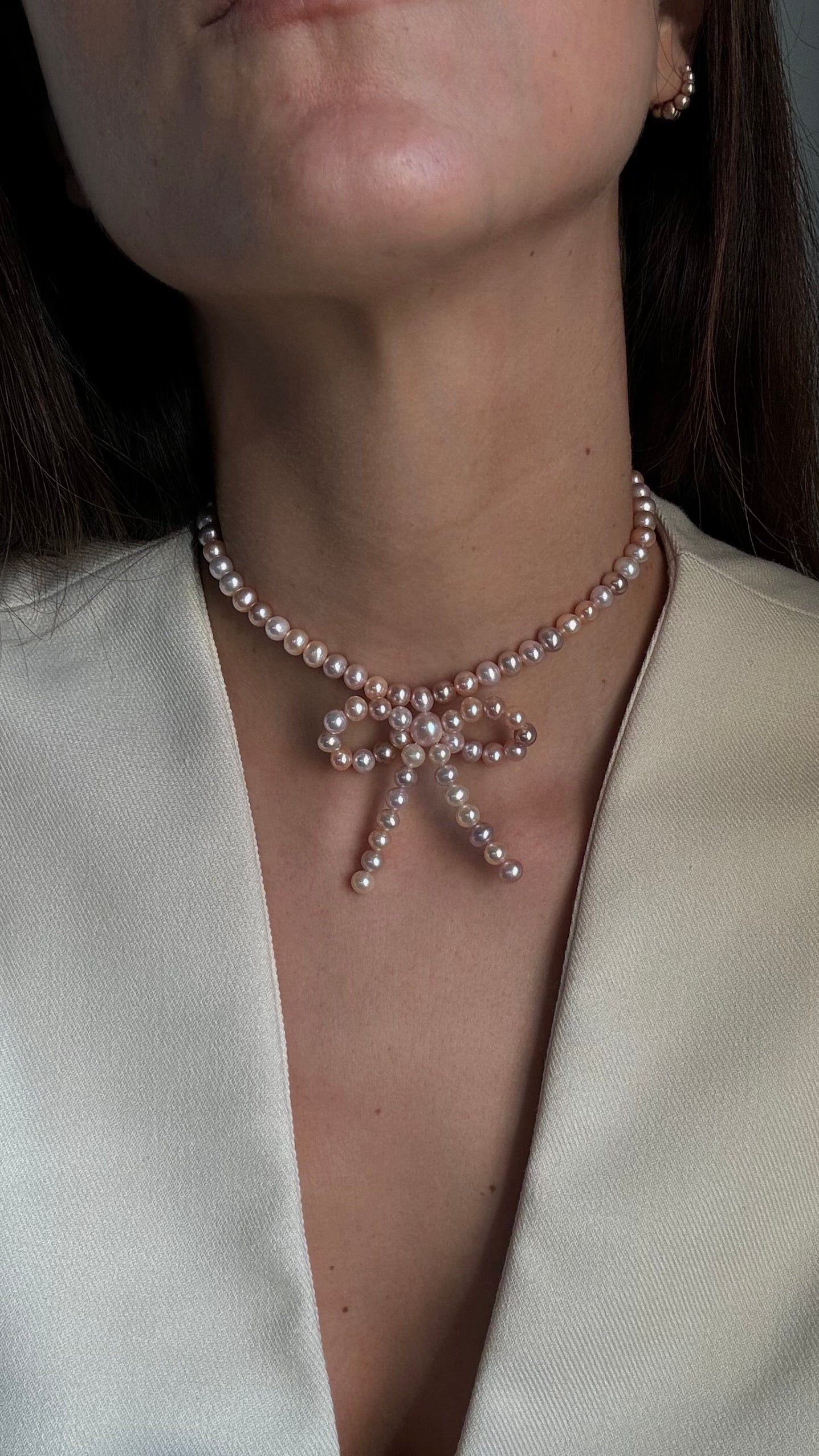 Pink Fiocchettina Necklace