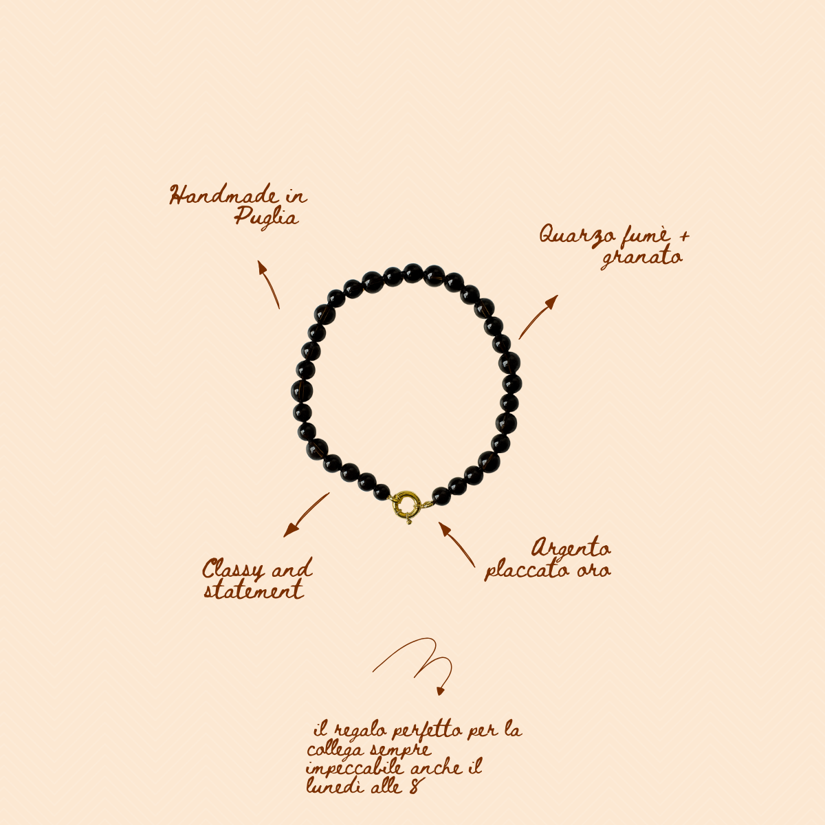 Chicca Brown Necklace