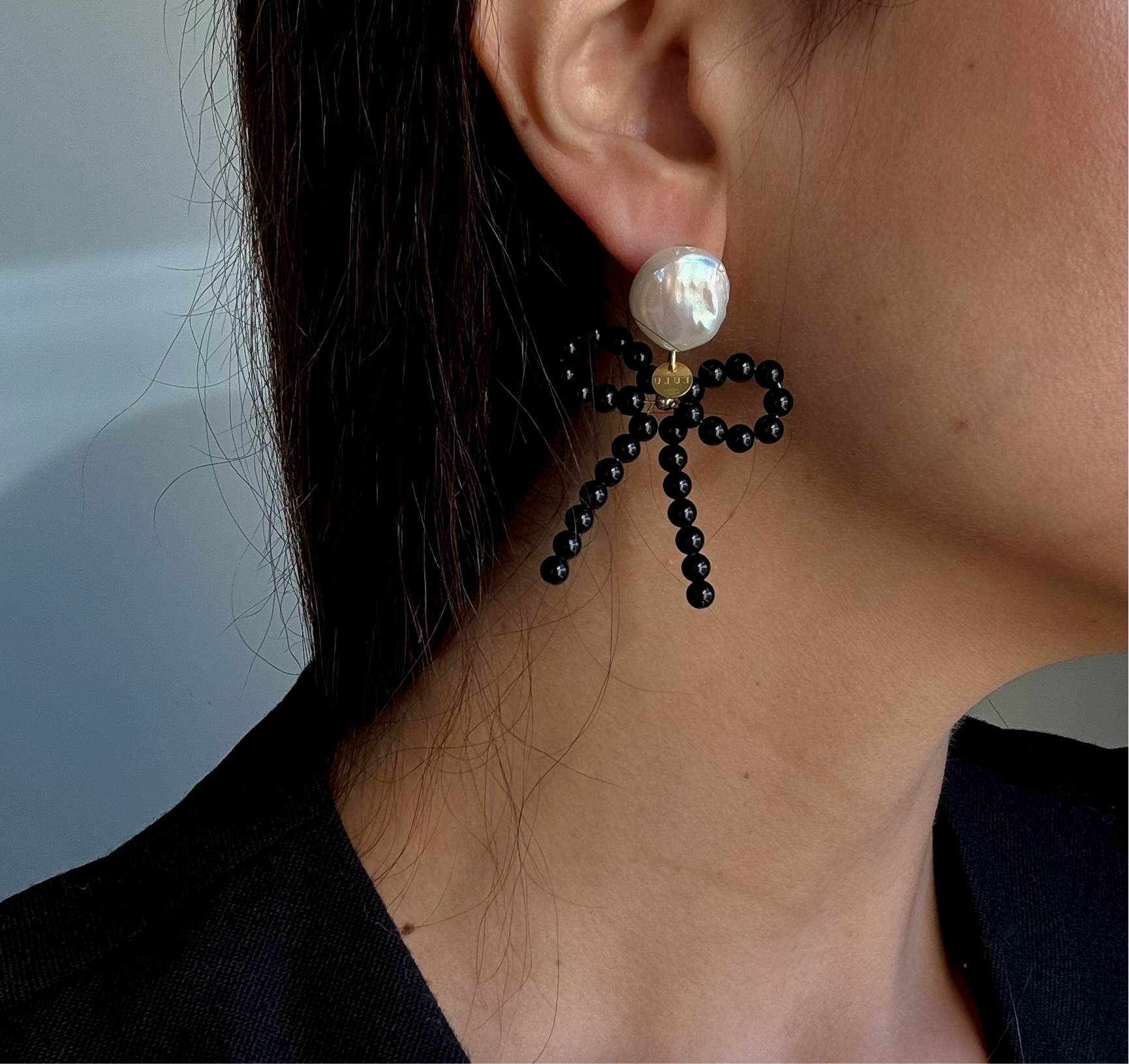 Black Blissy Earrings