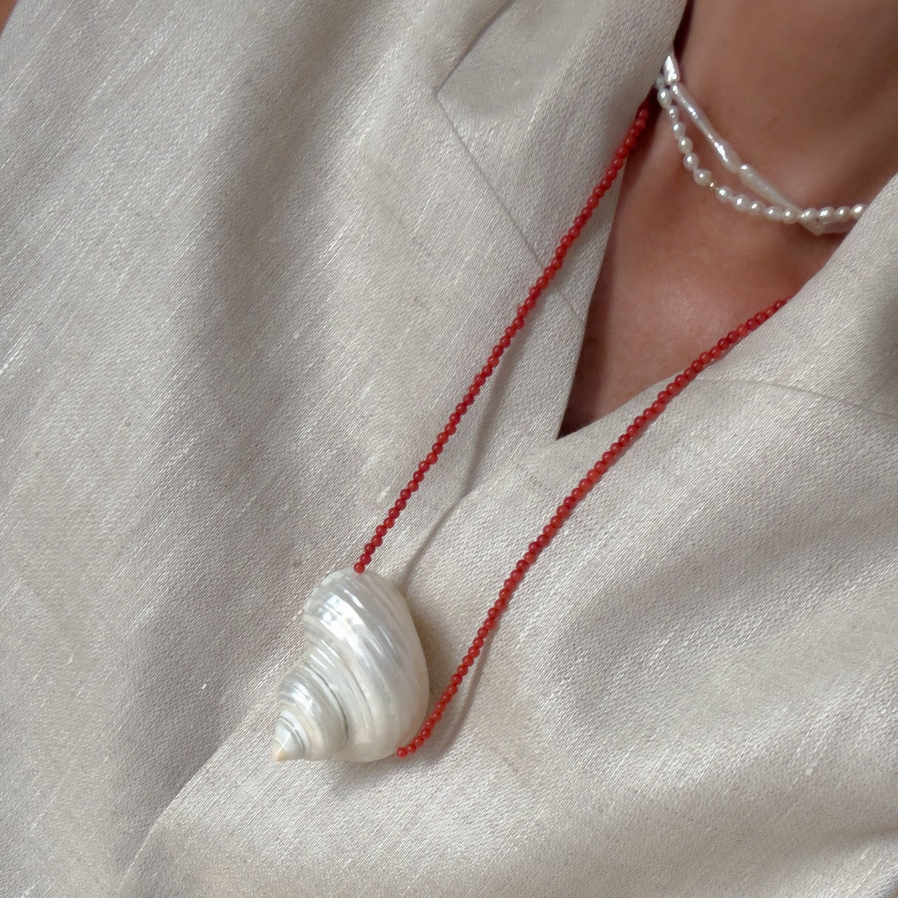 Collana Shelly Coral