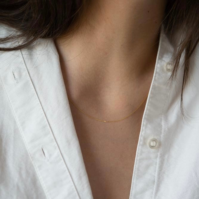 Groumettina Necklace 9k gold 40cm