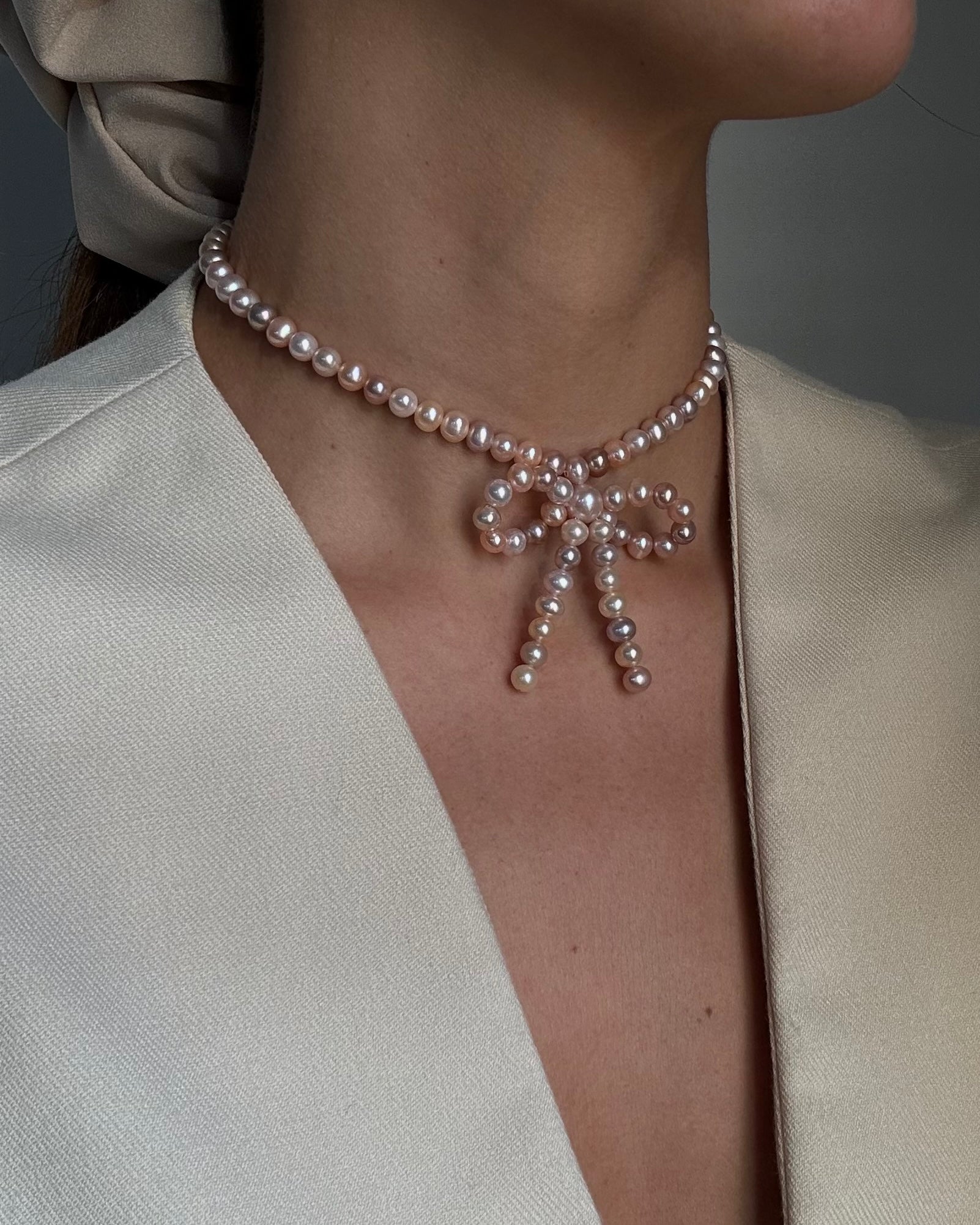 Pink Fiocchettina Necklace