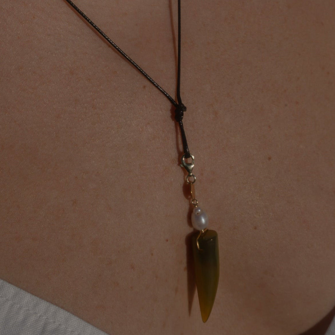 Green Cornetto Amulet