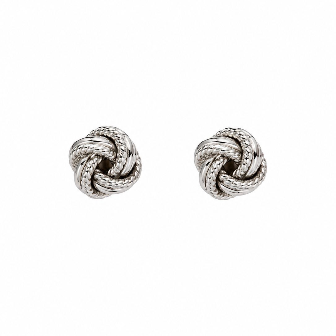 Orecchini Mini Nodini Argento