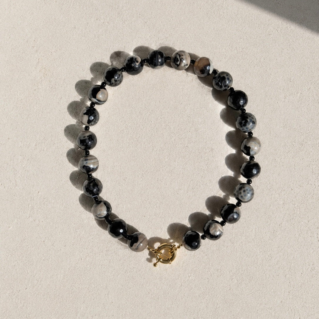 Collana in Ossidiana