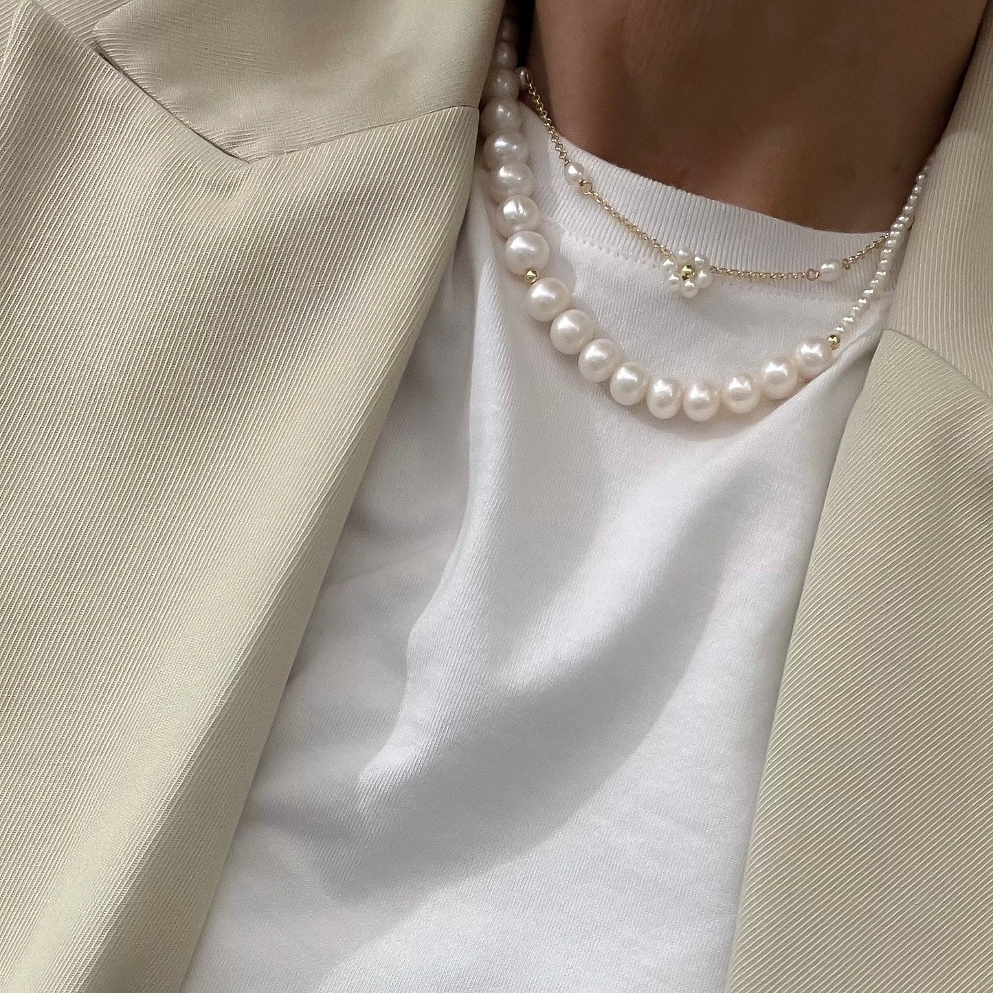 BIANCA - COLLANA DI PERLE
