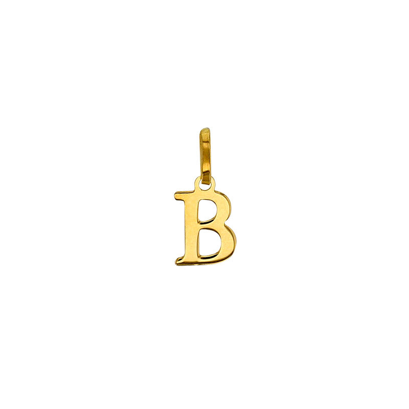 WITH ME- Charm lettera in oro 9k Pre order
