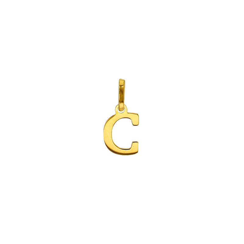 WITH ME- Charm lettera in oro 9k Pre order