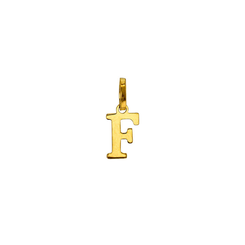 WITH ME- Charm lettera in oro 9k Pre order