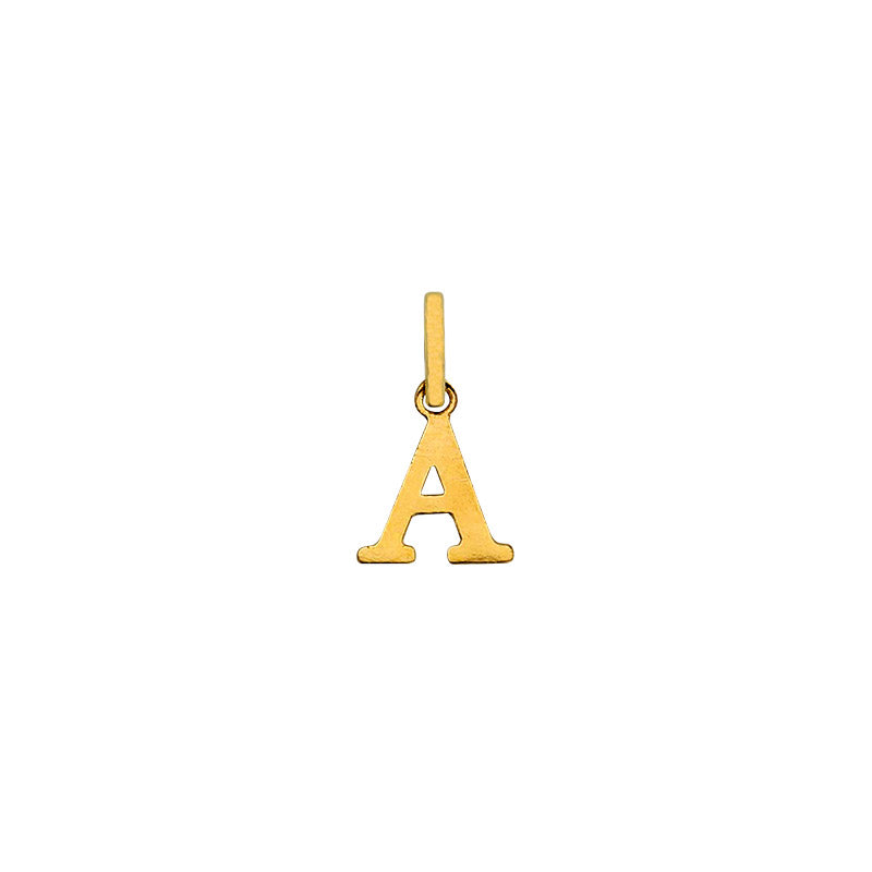WITH ME- Charm lettera in oro 9k Pre order