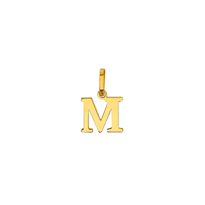 WITH ME- Charm lettera in oro 9k Pre order