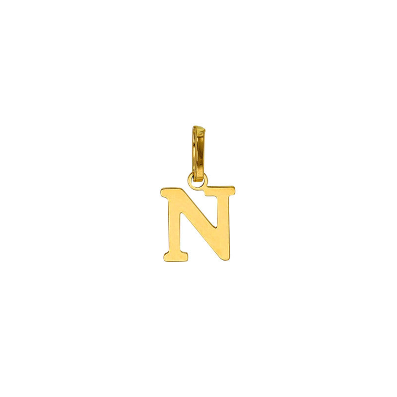 WITH ME- Charm lettera in oro 9k Pre order