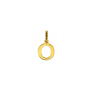 WITH ME- Charm lettera in oro 9k Pre order