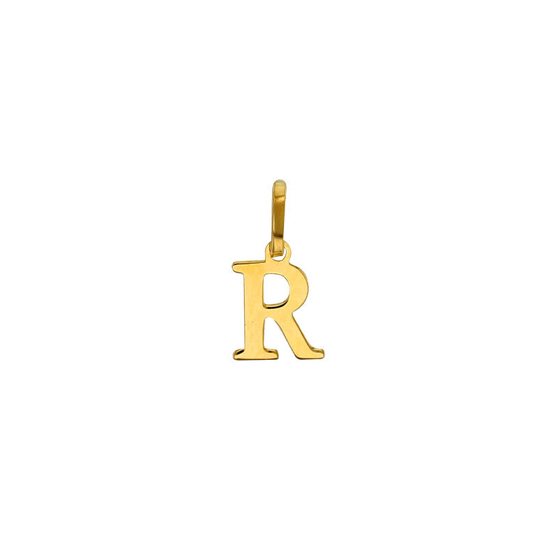 WITH ME- Charm lettera in oro 9k Pre order