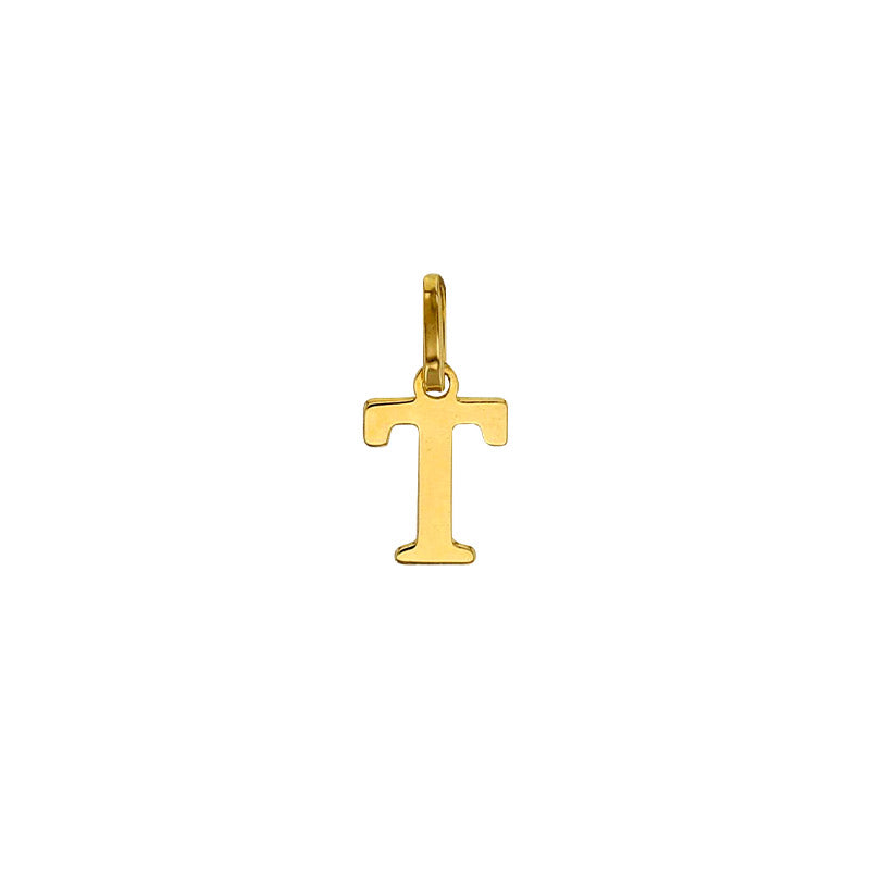 WITH ME- Charm lettera in oro 9k Pre order