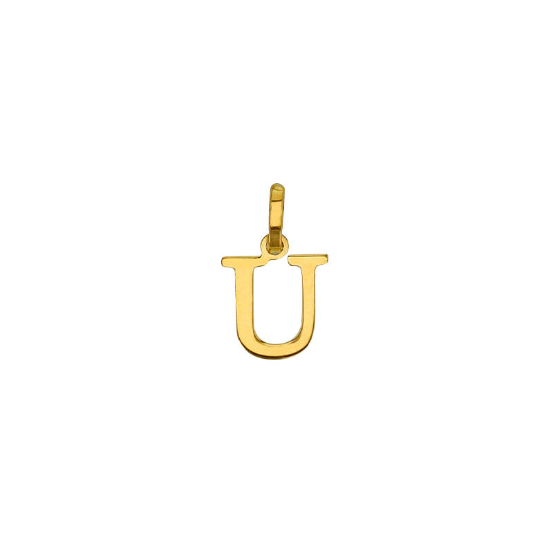 WITH ME- Charm lettera in oro 9k Pre order