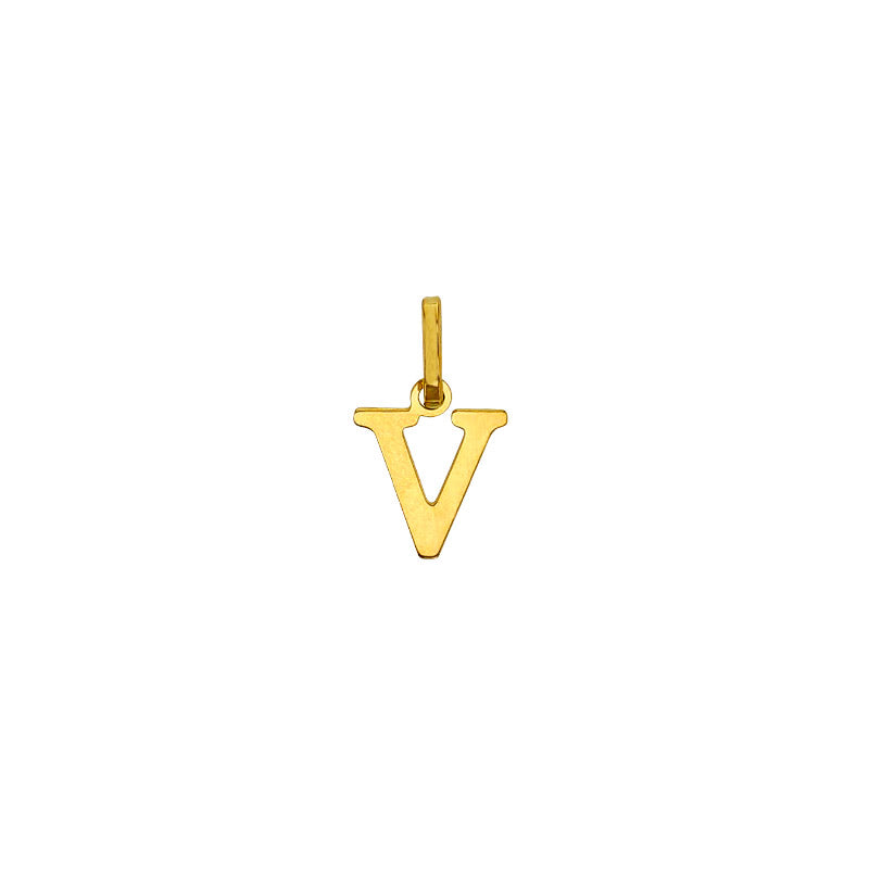 WITH ME- Charm lettera in oro 9k Pre order