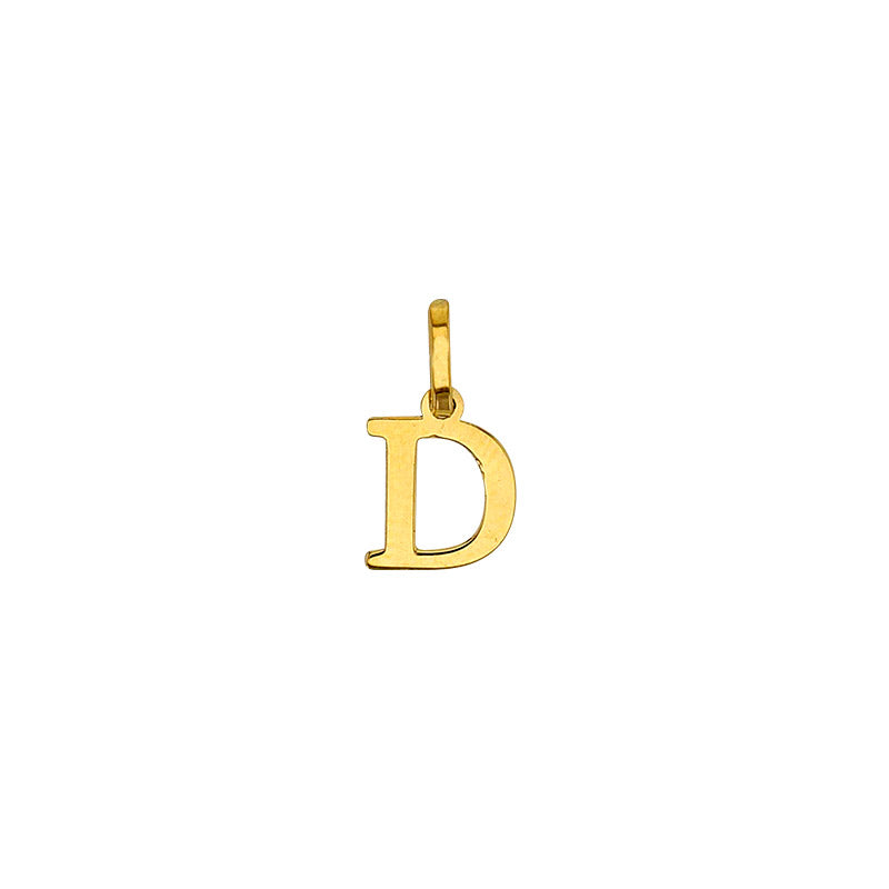 WITH ME- Charm lettera in oro 9k Pre order