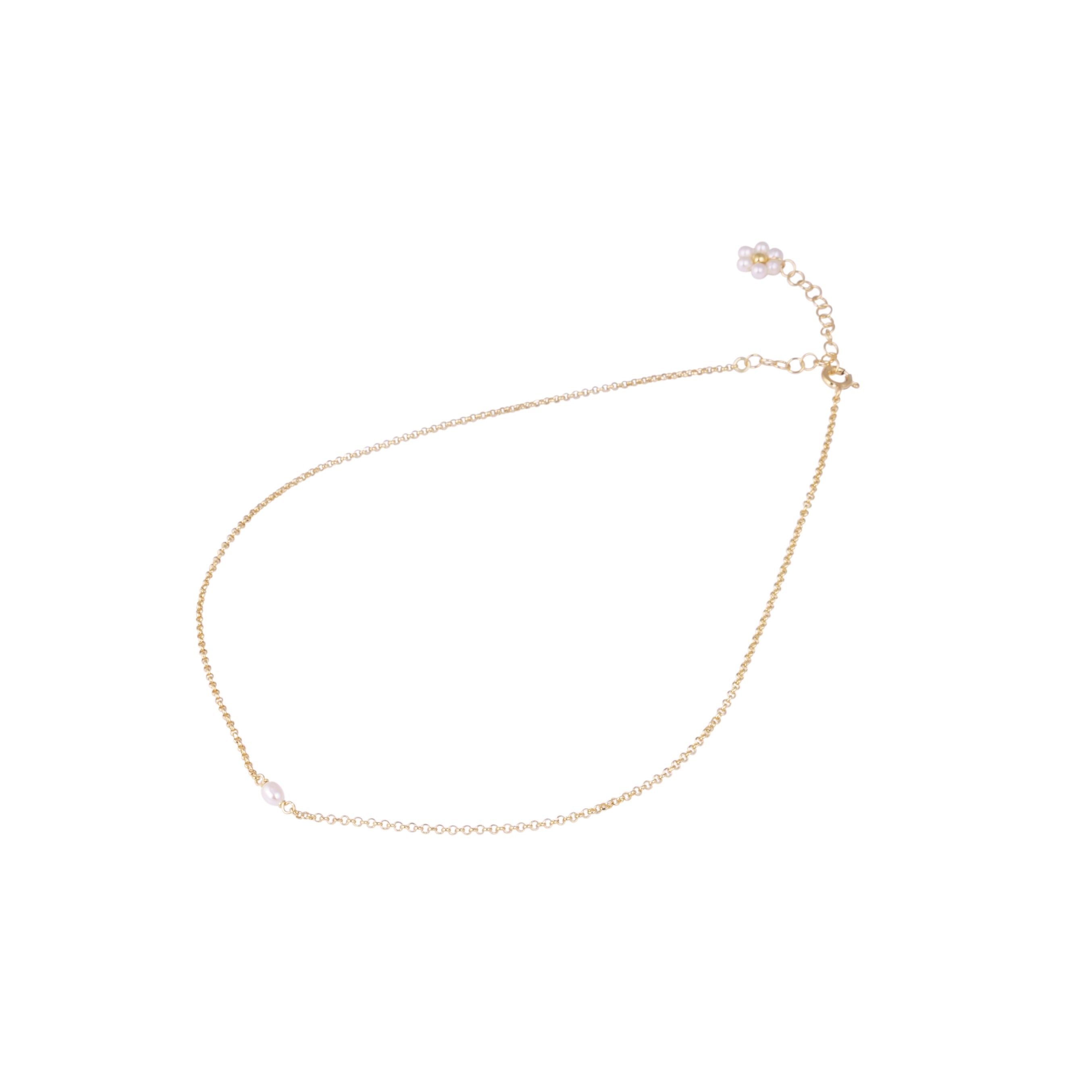 PETALI- Choker con perle naturali